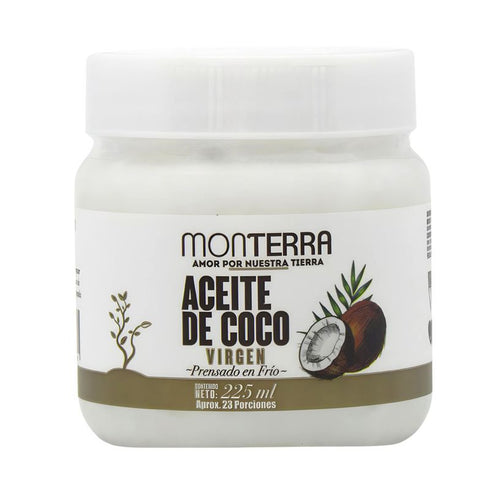 aceite coco monterra 225ml extvirgen